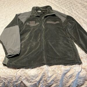 US Army, fleece jacket with area for patches